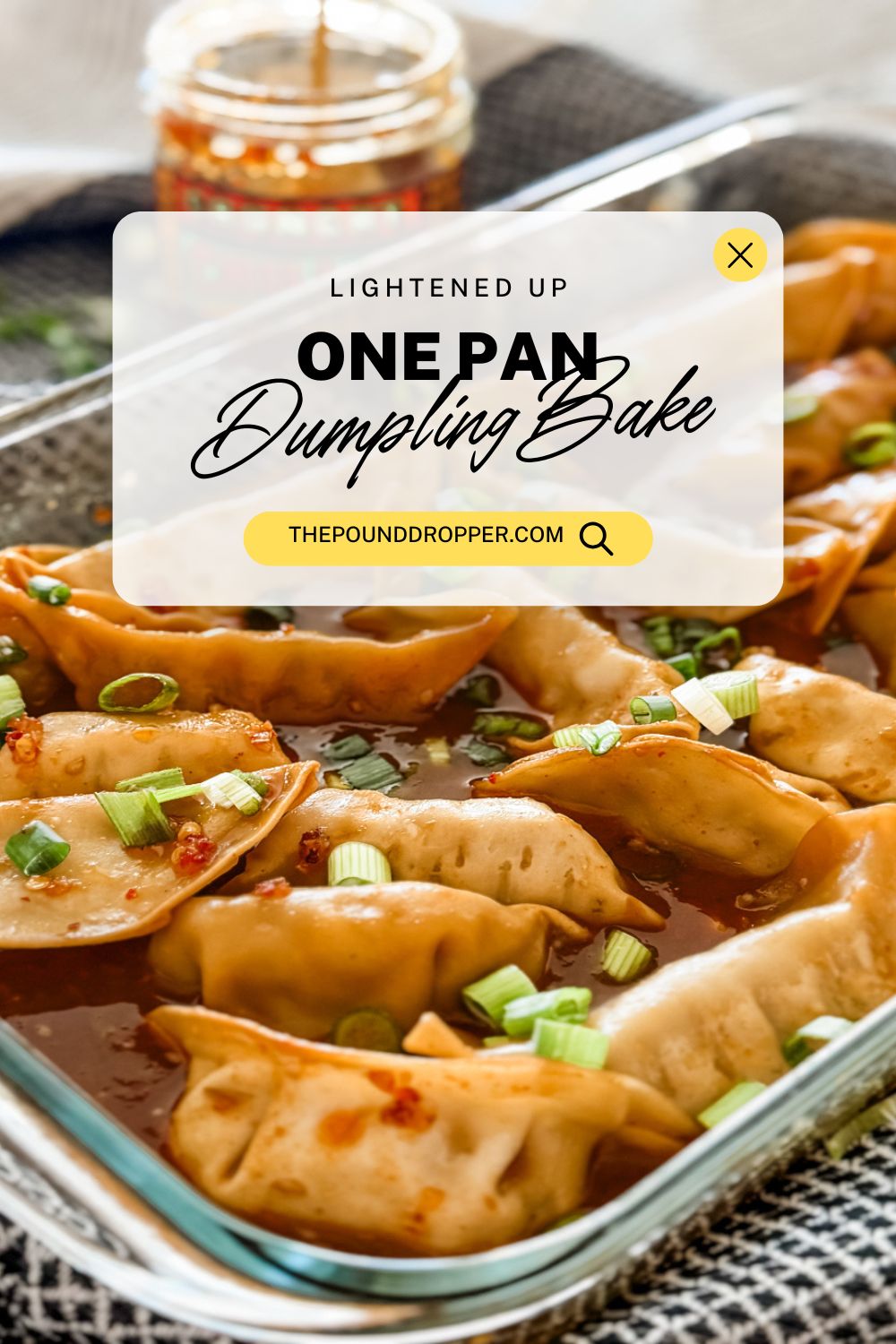 Lightened Up One Pan Dumpling Bake via @pounddropper